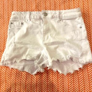 Cute white Jean shorts (purchased at Nordstrom)